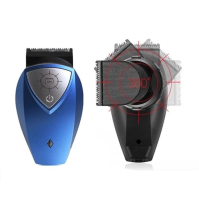 360 otočný USB dobíjecí akumulátorový lithium-iontový profesionální přenosný zastřihovač vlasů Grooming Hair Head Beard Body Tri